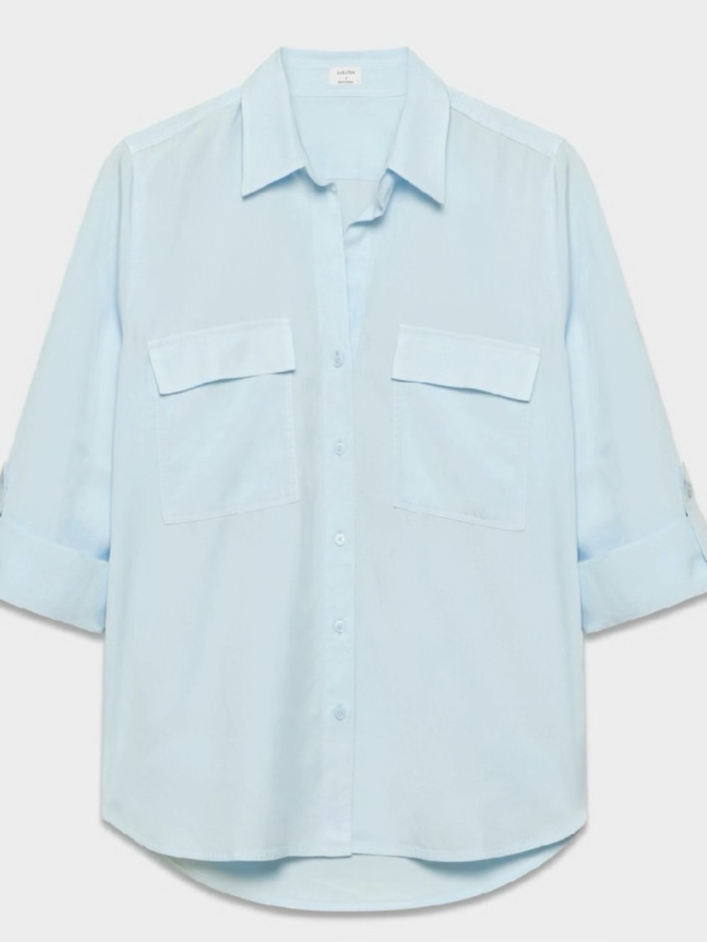 Aritzia Babaton Light Blue Women's Utility Shirt